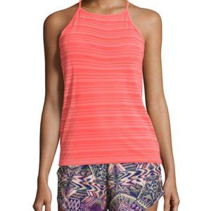 Onzie high neck stripes tank top in watermelon